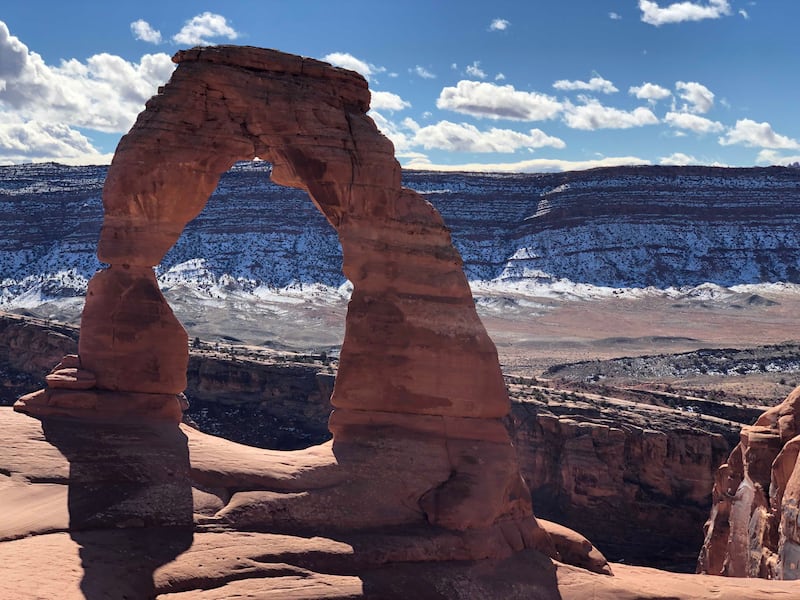 Delicate Arch at Arches National Park.