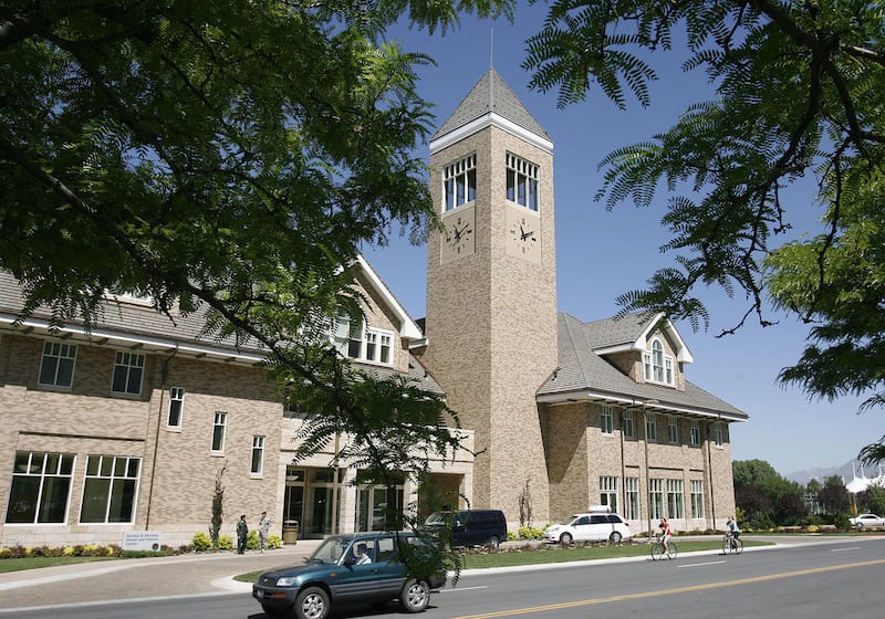 The Gordon B. Hinckley Alumni and Visitors Center at BYU.