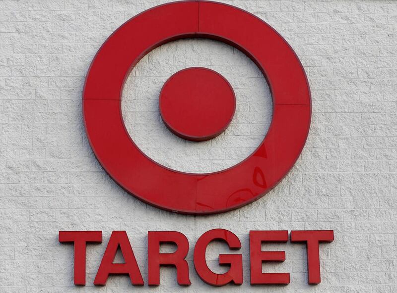 This Dec. 19, 2013, photo shows a Target retail chain logo on the exterior of a Target store in Watertown, Mass.