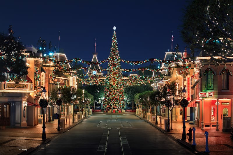 Disney Merriest Nites, the first after-hours holiday party at Disneyland Park in Anaheim, California.