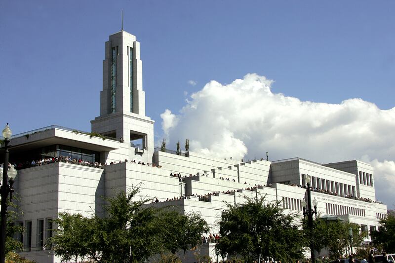 A view of the Conference Center in Salt Lake City.