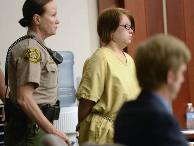 Alicia Englert, accused of throwing her baby in the trash earlier this month, makes her initial appearance in Judge Ann Boyden's courtroom in Salt Lake City Wednesday, Septemeber 10, 2014. She is charged with attempted murder. Alicia Marie Englert
