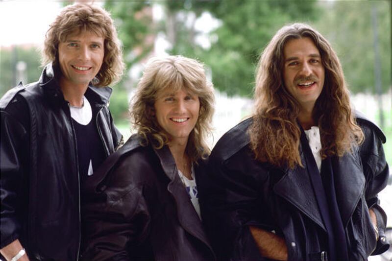 Triumph L-R ? Gil Moore, Rik Emmett and Mike Levine