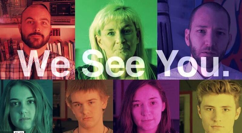 The teachers and students at Lone Peak High School appear in a short video titled, "We See You." The film was shown during a school assembly earlier this week.