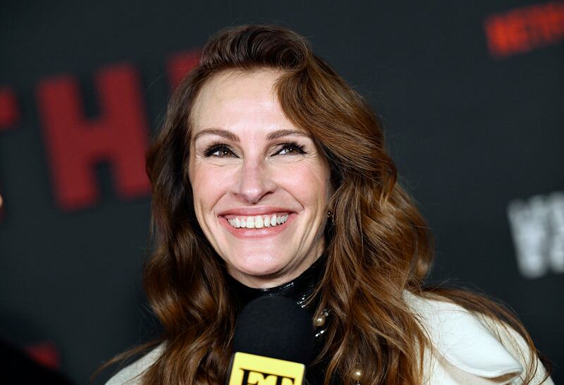 Julia Roberts attends the premiere of Netflix’s “Leave the World Behind” at the Plaza Hotel in New York.