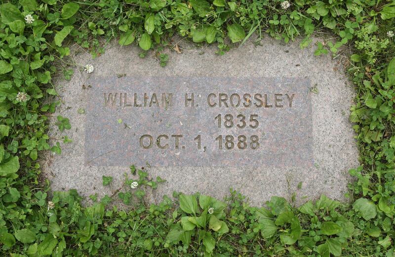 In this June 17, 2015, photo, the grave of a man considered the first black male slave freed by Abraham Lincoln is shown at the Rochester State Hospital Cemetery in Rochester, Minn. William Henry Costley was just 10 months old in 1841 when a young Lincoln