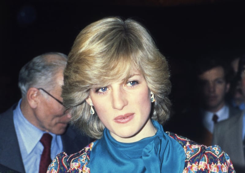 Princess Diana at a fashion show in London, England on March 17, 1983.