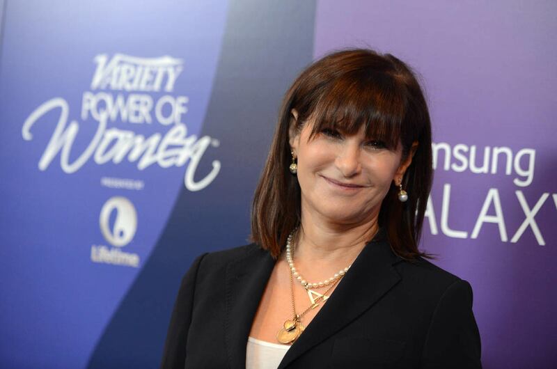 In this Oct. 4, 2013 file photo, Amy Pascal, Sony Pictures Entertainment co-chairman, arrives at Variety's 5th Annual Power of Women event at the Beverly Wilshire Hotel on Friday, Oct. 4, 2013, in Beverly Hills, Calif. Pascal is under fire for racist rema