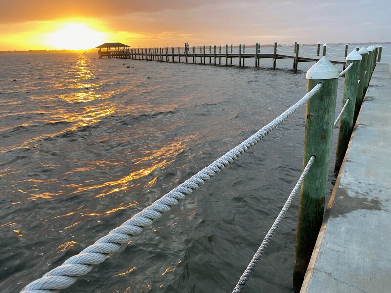 The Indian River is pictured in this 2019 file photo near Melbourne Beach, Florida.