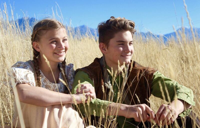 Miri, played by Maggie Scott, and Peder, played by Trenton Conover, star in the new original musical based on Shannon Hale's novel "Princess Academy."