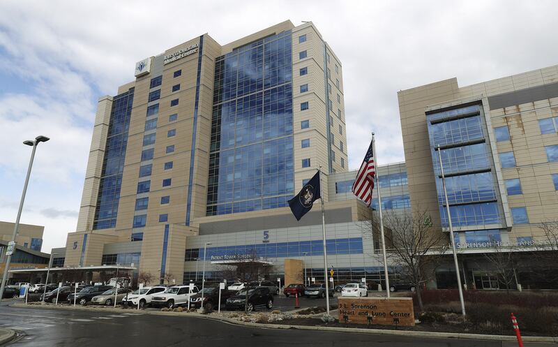 Intermountain Medical Center in Murray is pictured on Sunday March 8, 2020.