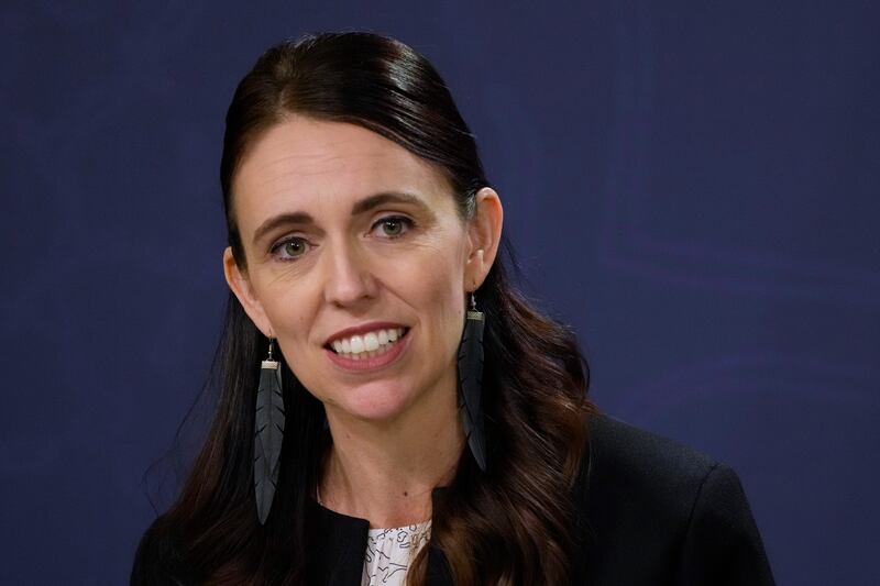 New Zealand Prime Minister Jacinda Ardern speaks during a joint press conference in Sydney, July 8, 2022.