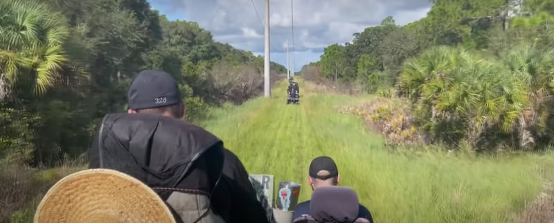 The North Port police department is searching for Brian Laundrie in the Carlton Reserve, Florida.