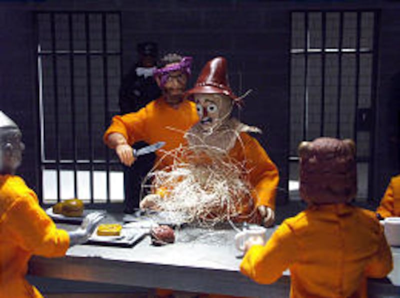 "The Wizard of Oz" meets HBO's "Oz" on "Robot Chicken."
