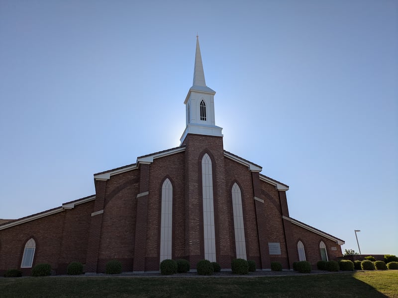 A meetinghouse of The Church of Jesus Christ of Latter-day Saints Queen Creek, Arizona, is pictured.