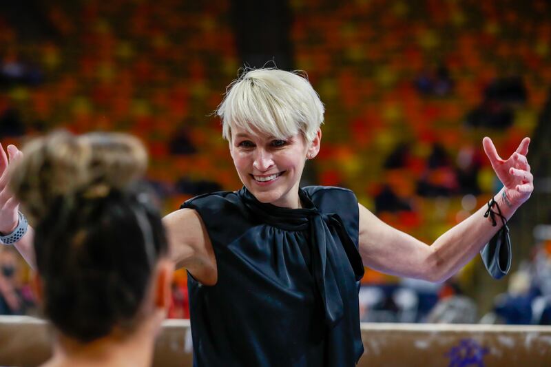 Amy Smith was named the head coach of Clemson’s women’s gymnastics program Tuesday morning.