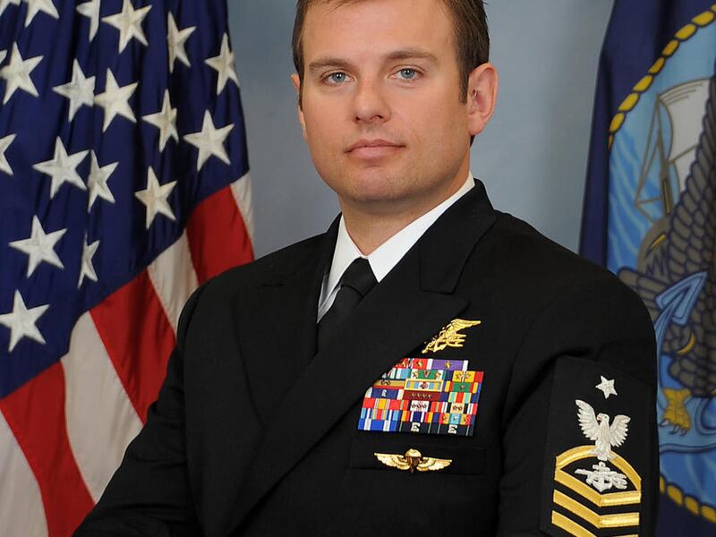A photo provided Feb. 24, 2016 by the US Navy shows Senior Chief Special Warfare Operator (SEAL) Edward C. Byers Jr. Byers will be awarded the Medal of Honor by President Barack Obama during a White House ceremony on Monday, Feb. 29, 2016. Byers is receiv