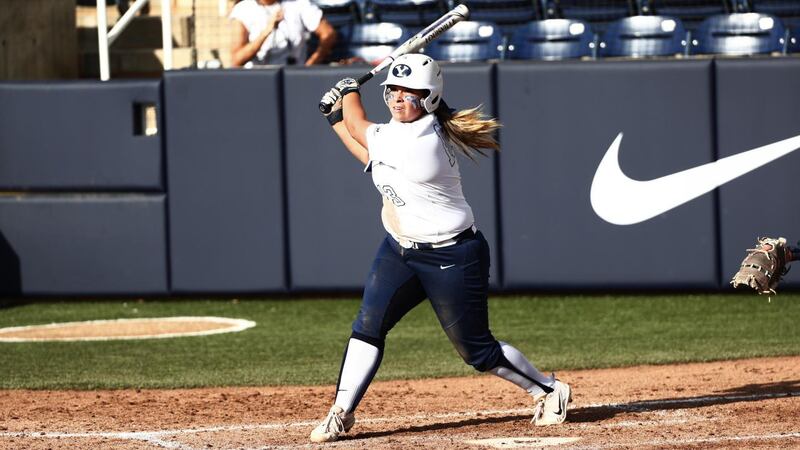 Bridget Fleener hit a double in the top of the seventh inning to give BYU the win over UCSB in its final game of the Mary Nutter tournament.