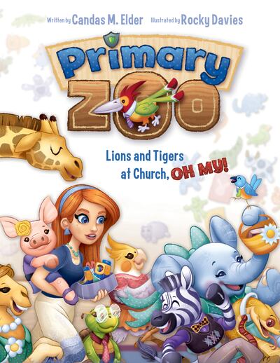 "Primary Zoo" is by Candas M. Elder and illustrationed by Rocky Davies.