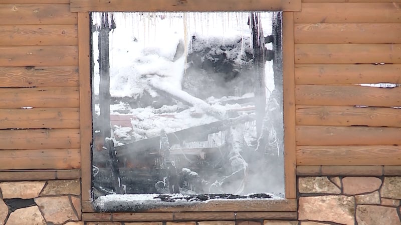The scene on Saturday, Feb. 16, 2019, of a home explosion that occurred the night before in a gated community on Lake Pines Drive in Timber Lakes, which is just east of Heber City.