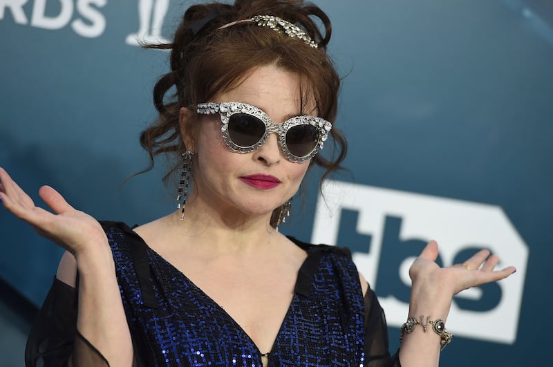 Helena Bonham Carter arrives at the 26th annual Screen Actors Guild Awards at the Shrine Auditorium & Expo Hall Los Angeles.