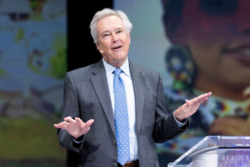 Renowned journalist James Fallow speaks at BYU in Provo, Utah, on Tuesday, Feb. 15, 2022.