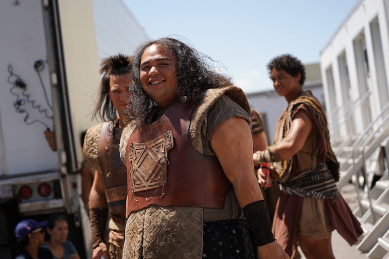 Actors prepare for filming on the set of the final season of the “Book of Mormon Videos” on June 17, 2022, in Provo, Utah.