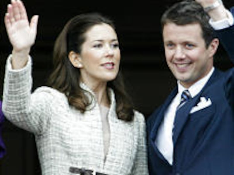 Crown Prince Frederik married Australian commoner Mary Donaldson Friday.