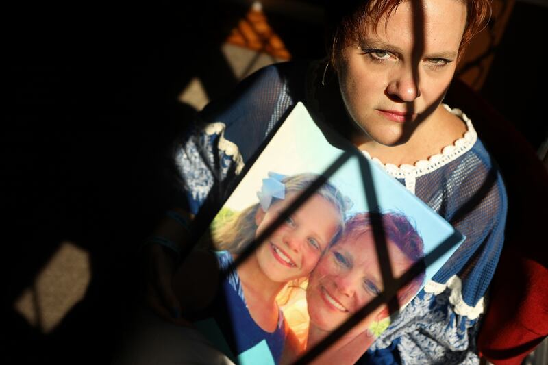 Dianne Grossman's daughter, Mallory, committed suicide at age 12 after what her mom said was incessant bullying by classmates at school. In the aftermath of her death in 2017, Grossman, pictured Wednesday, July 18, 2018, in her Rockaway, New Jersey, home,