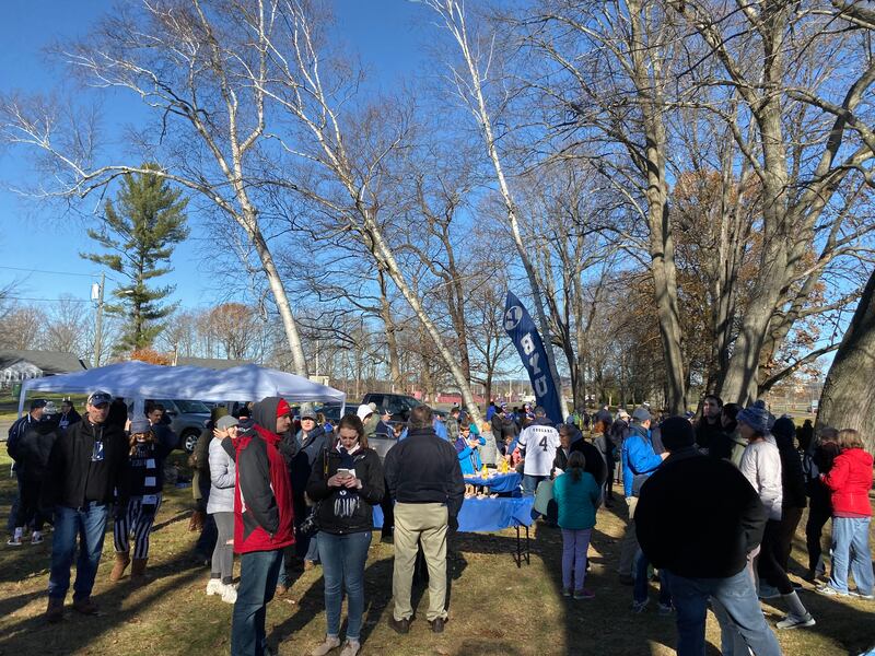 A look at the BYU tailgate section ahead of UMass vs. BYU at McGuirk Alumni Stadium in Amherst, Mass.