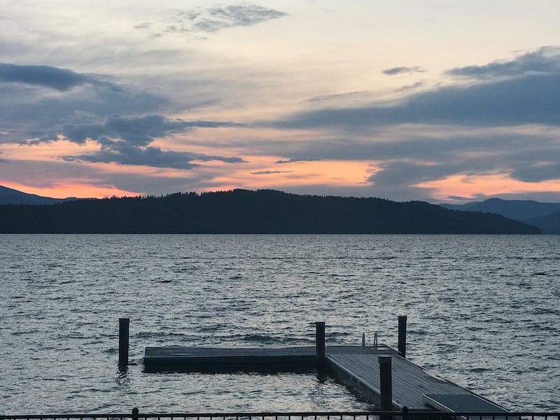 A view of Priest Lake, Idaho.