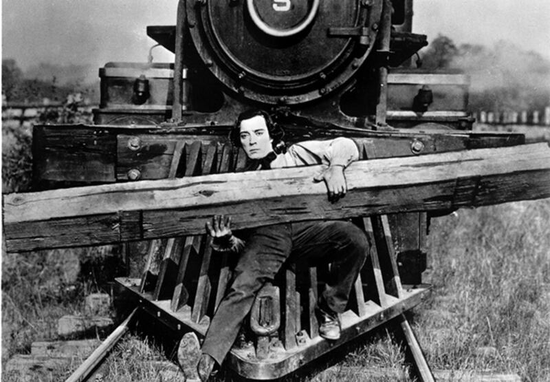 Buster Keaton in the 1926 slapstick Civil War comedy “The General.”