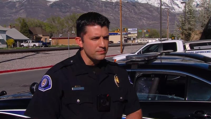 American Fork officer Diego Garcia, pictured here on Sunday, April 10, 2016, was recently named Officer of the Year (medium-size agency) at the Utah Chiefs of Police Association's annual conference in St. George. He was honored for intervening in an attem