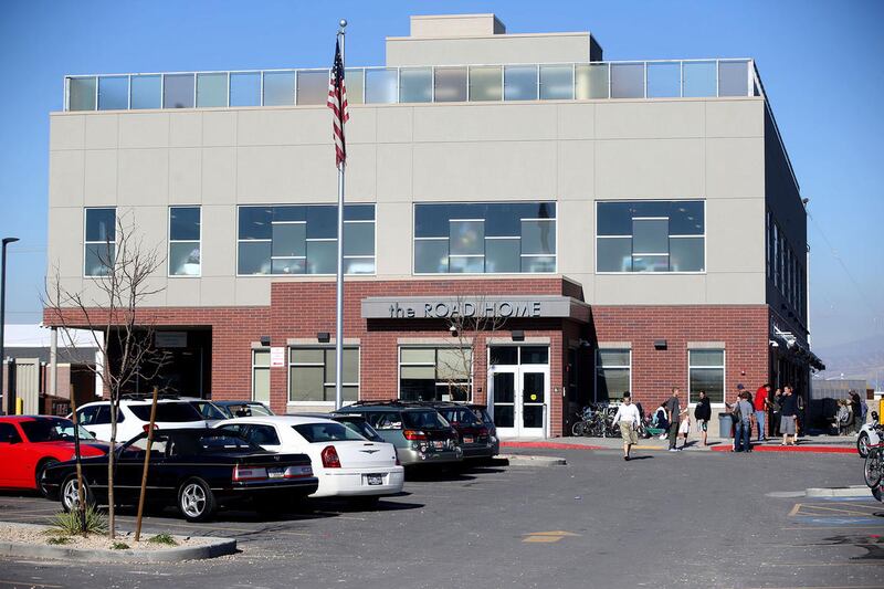 The Road Home Midvale Center is seen on Wednesday, Nov. 2, 2016.