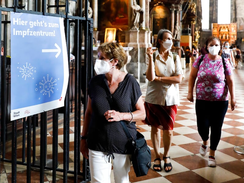 Vaccinations against the COVID-19 disease are offered in Austria.