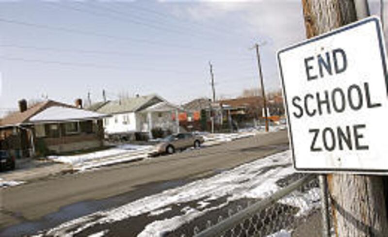 The Provo School District is trying to purchase these homes along 600 West. The homes are adjacent to Timpanogos Elementary, which will be torn down and rebuilt.