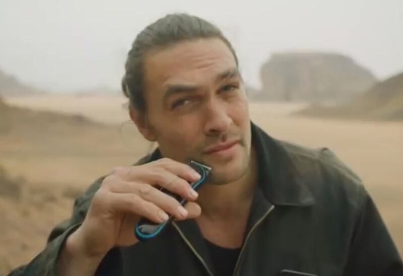 Actor Jason Momoa shaved his beard off to raise awareness about protecting the environment.