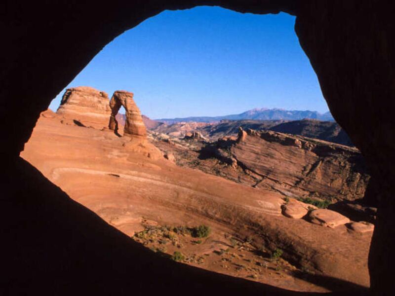Delicate Arch in Arches National Park.