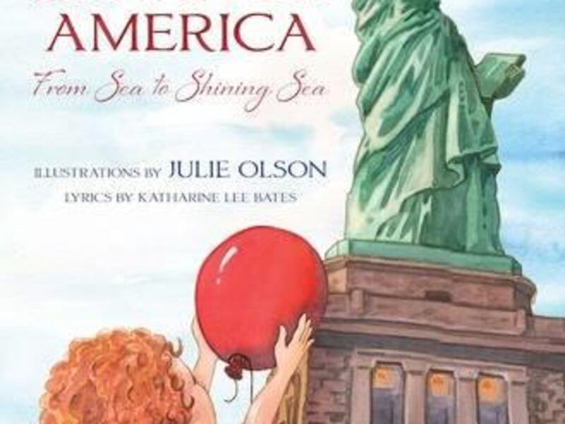 "Discover America" is illustrated by Julie Olson.