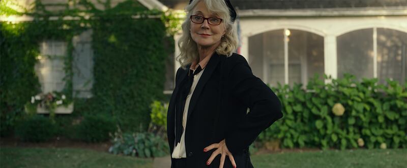 Blythe Danner appears in "The Tomorrow Man" by Noble Jones, which was an official selection of the Premieres program at the 2019 Sundance Film Festival.