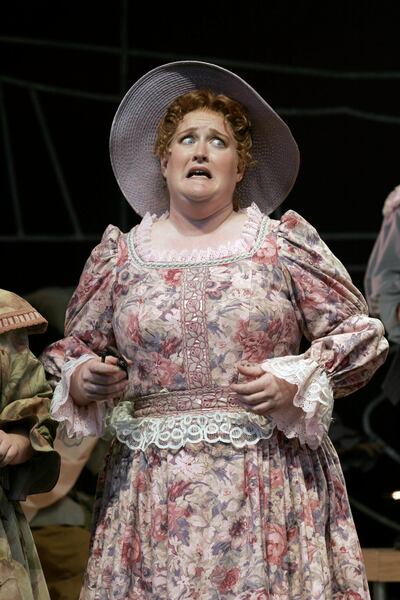 Christine McDonough was a Utah Opera chorus member for 18 seasons. In this picture, she performs in Utah Opera's production of "Pirates of Penzance" at the Deer Valley Music Festival in August 2006.