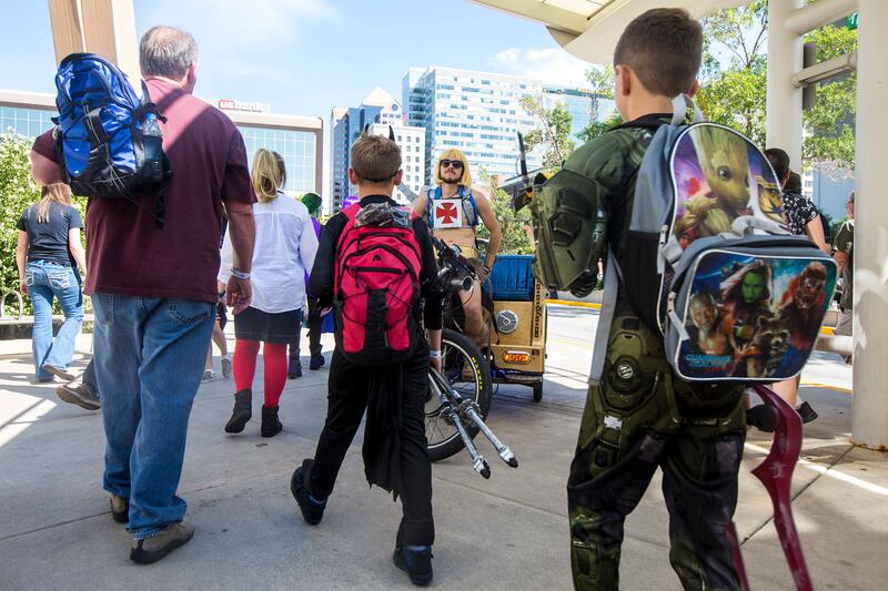 Fans attend FanX Salt Lake Comic Convention at the Salt Palace Convention Center in Salt Lake City on Saturday, Sept. 8, 2018.