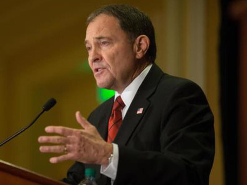 FILE: Gov. Gary Herbert said Monday he regrets the "tone and tenor" of a secretly recorded fundraising meeting with lobbyists and that when he called himself "Available Jones," he only meant he was ready to meet with donors.