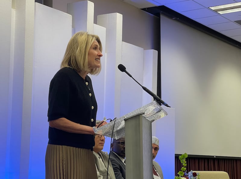 President Camille N. Johnson, Relief Society general president of The Church of Jesus Christ of Latter-day Saints,