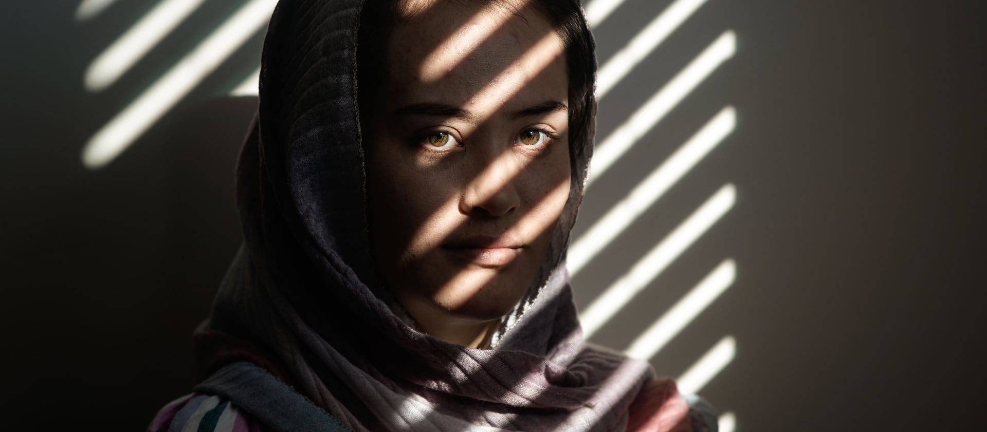 Afghan refugee Shazia Kakaie poses for a portrait at her house in North Salt Lake.