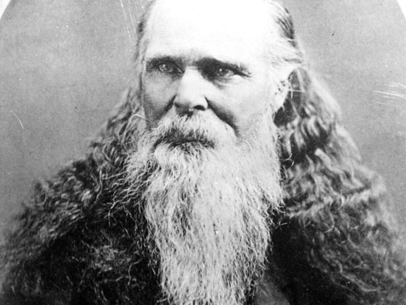 Orrin Porter Rockwell, shown in this undated black and white photo in Salt Lake City, is known as the Mormon assassin who is widely believed to have wounded a Missouri governor. Mormons are not shy about honoring real-life heroes of their faith, sometimes