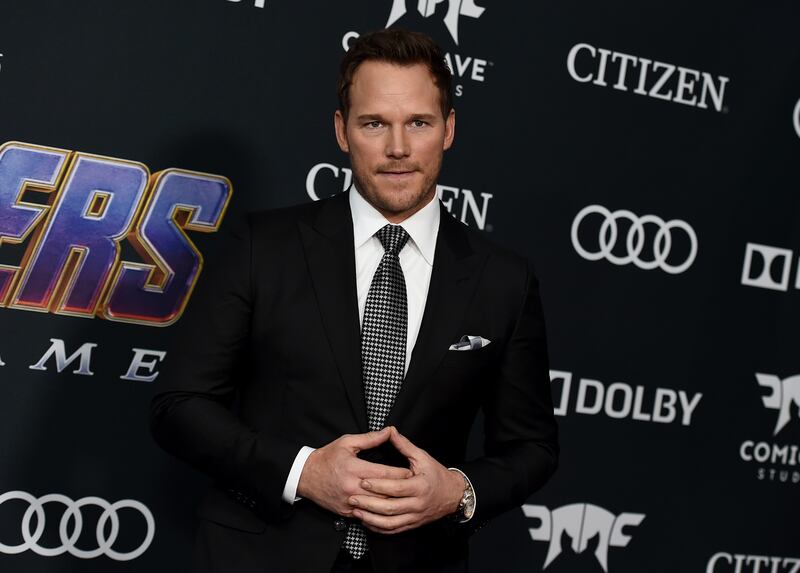 Chris Pratt arrives at the premiere of “Avengers: Endgame.”