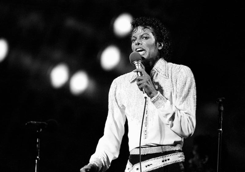 Michael Jackson performs Sunday, July 29, 1984 at Giants Stadium in East Rutherford, New Jersey. Jackson is one of the top 10 most memorable musicians of all time, according to MIT