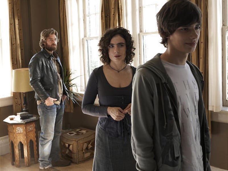 Scott Speedman, left, Arsinee Khanjian and Devon Bostick in "Adoration," showing in Salt Lake.