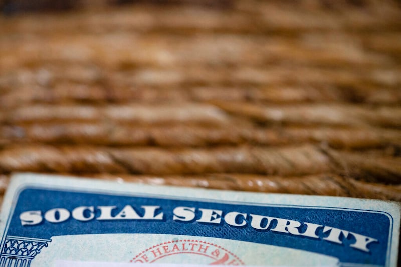 Photo of a Social Security card.